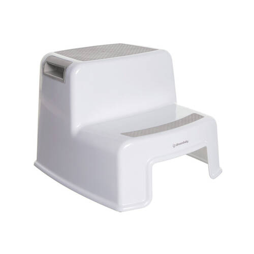 Dreambaby 2-Up Safety Step Stool 33x26cm - Grey/White