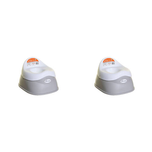 2PK Dreambaby Ezy Potty Training Toilet Cushion Seat 23x31cm - Grey