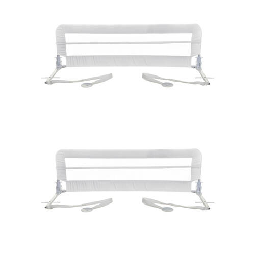 2PK Dreambaby Kids Davenport Mesh Adjustable Bed Rail 2y+/ 137 x 45.5cm White