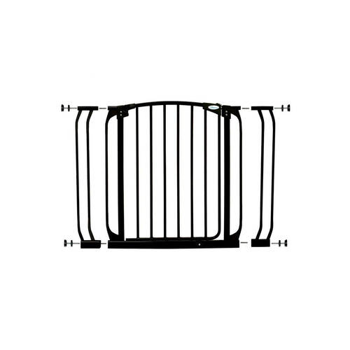 Dreambaby F160 Black Gate + 2 X F159 Black 9cm Extensions