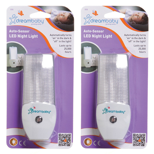 2PK Dreambaby Auto Sensor LED Night Light