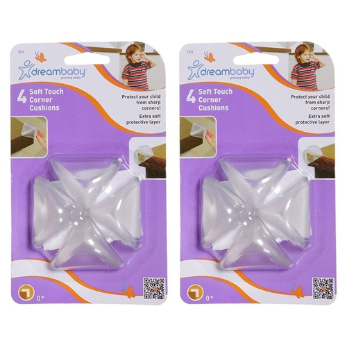 8pc Dreambaby Baby Safety Soft Touch Furniture Corner Cushions