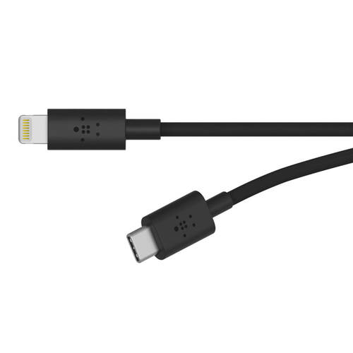Belkin Boost Up USB-C To Lightning Connector Charge Cable Black
