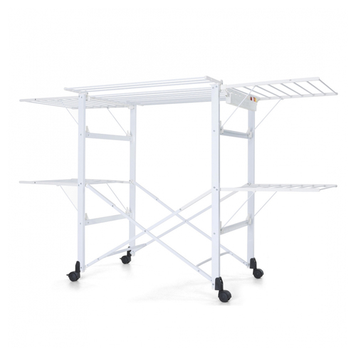 Foppapedretti Gulliver Aluminium Freestanding Clothing Rack 105x80x174cm