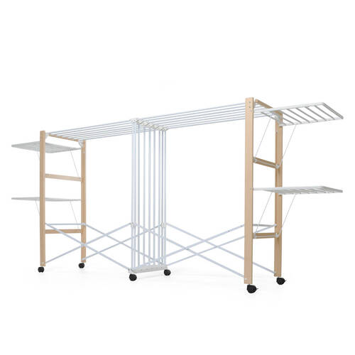 Foppapedretti Allungo Drying Rack Clothes Airer - Natural