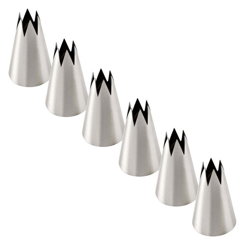 6PK Wiltshire Large Swirl Design Cake/Cupcake Decorating Tip