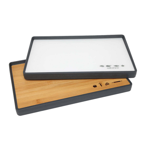 Wiltshire Reversible Plastic/Bamboo Chopping Preparation Board