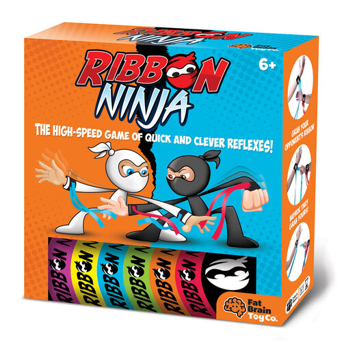 30pc Fat Brain Toys Ribbon Ninja Strategy Game Set 6+