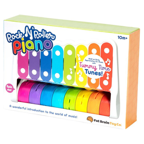 Fat Brain Toys Rock N Roller Piano Kids/Childrens Set 6-36m