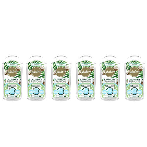 6PK Fabulosa Laundry Perfume Laundry Fragrance 250ml - Coconut
