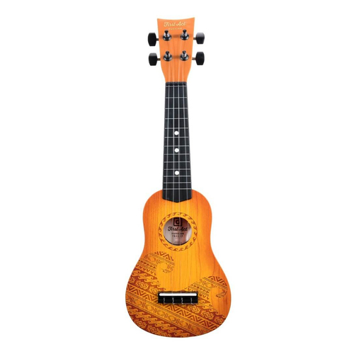 First Act Discovery Plastic Instrument Ukulele w/Nylon Strings Kids Toy 6+ Brown