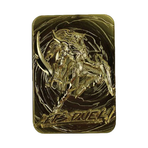 Fanattik Yu-Gi-Oh Black Luster Soldier 24K Gold Plated Metal Game Display