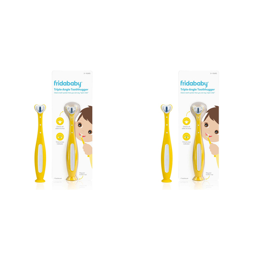 2PK Frida Baby/Infant Toddler Grooming Triple Angle Toothhugger 2y+