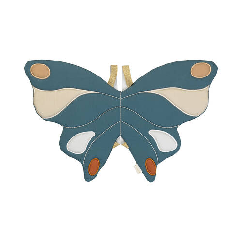 Fabelab Dress Up Butterfly Wings Kids/Toddler Role Play Costume Blue Spruce 3y+