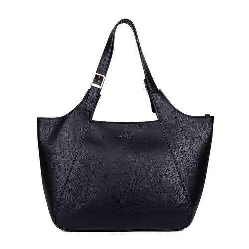 Fiorelli Women's Taylor Shoulder Tote Bag w/ Dual Slip Pocket 36x32cm Black