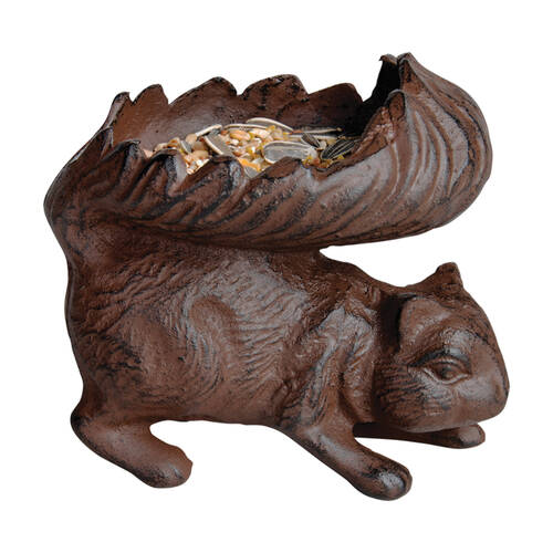 Esschert Design Cast Iron Bird Feeder Squirrel Garden & Outdoor Decor 14.2cm