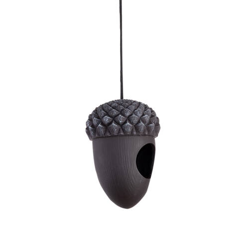 Esschert Design Bird Feeder Garden & Outdoor Decoration 15cm Black Acorn