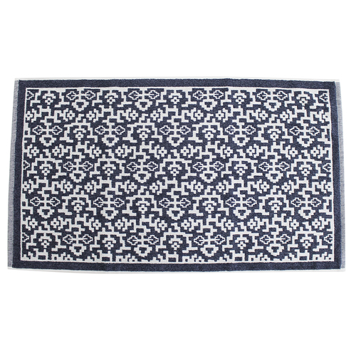 Bedeck Of Belfast Nena Bath Mat Denim Coloured 90x50cm