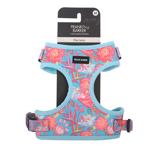 Frank Barker 42-60cm Adjustable Dog Harness M - Floral