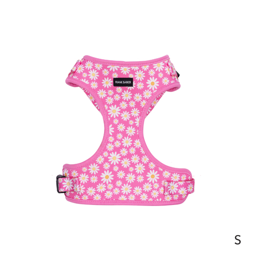 Splosh Frank Barker S Pink Daisies Dog Harness Adjustable 16cm