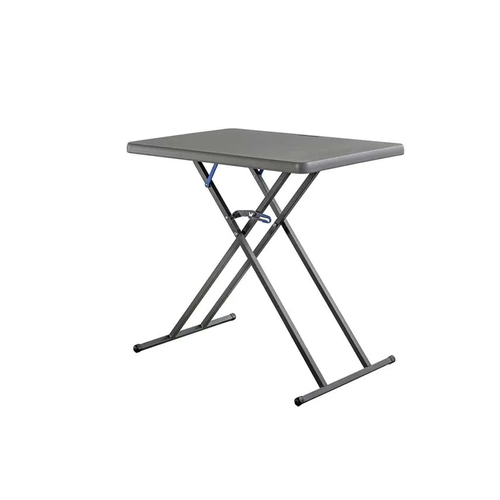 Quest 66cm Portable Camp Outdoor Camping Table - Silver