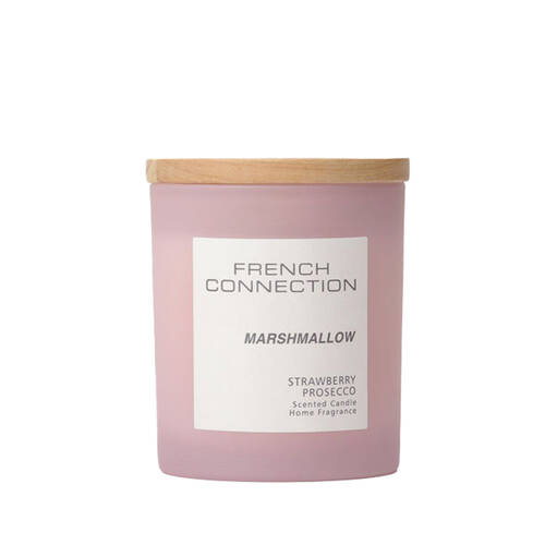 French Connection Marshmallow Strawberry Prosecco 2 Wick Large Candle 322g