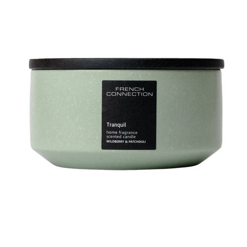 French Connection Tranquil Wildberry & Patchouli 3 Wick Large Candle 396g