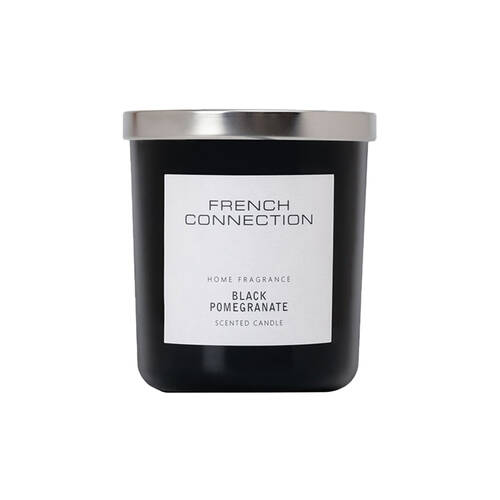 French Connection Black Pomegranate 1 Wick 30hr Small Candle 158g