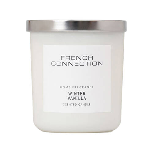 French Connection Winter Vanilla 2 Wick 30hr Medium Candle 251g