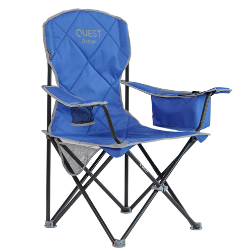 Quest Dodger 97cm Portable Outdoor Cooler Camping Chair - Blue