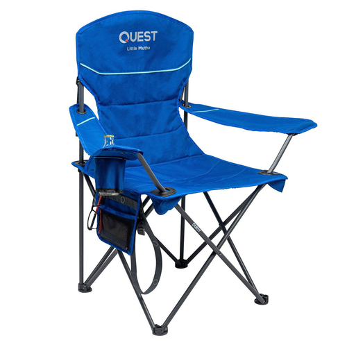 Quest Outdoors Steel Frame Little Mutha Camp Chair - Regal Blue