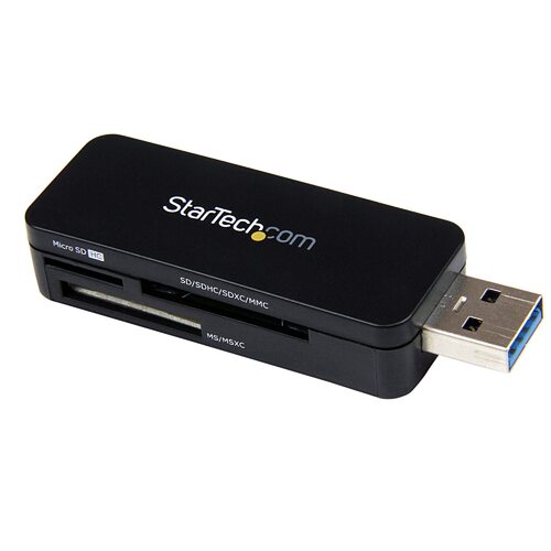 Star Tech USB 3.0 Memory Card Reader - External Flash SD Memory Card Reader