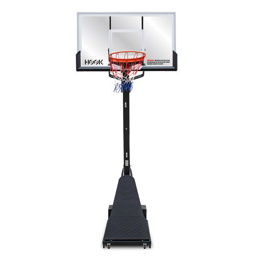 Hook 54" Dunk Master Adjustable Acrylic Basketball Hoop System