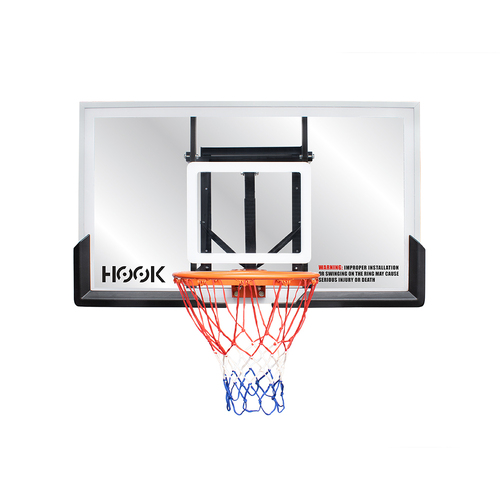 Hook 54" Adjustable Acrylic Basketball Backboard