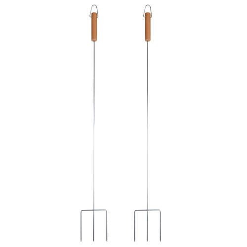2PK Esschert Design Marshmallow Toasting Stick Outdoor Camping BBQ Cooking 75.2cm