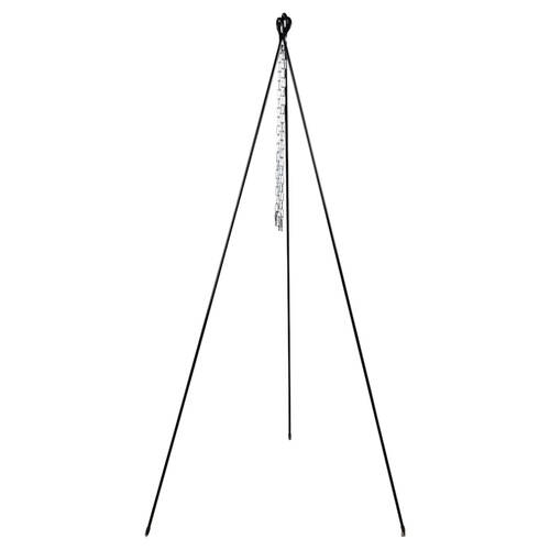 Esschert Design Tripod Stand w/ Chain Camping Equipment 8.7 kg Black