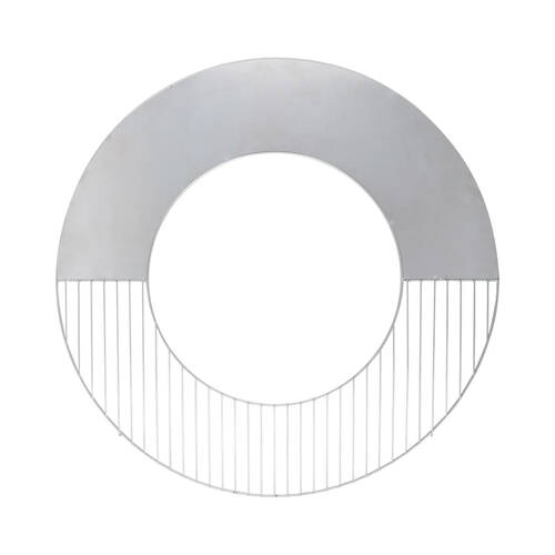 Esschert Design BBQ Grill & Griddle For Firebowl Stainless Steel 62.3cm