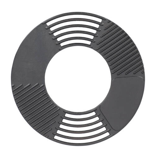 Esschert Design BBQ Grill / Griddle for Firebowl - Cast Iron Outdoor Black