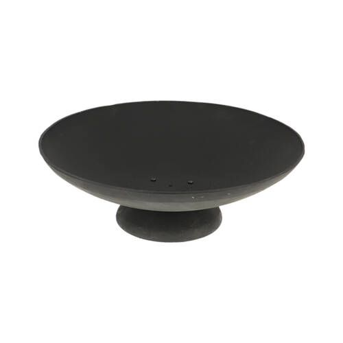 Esschert Design Cast Iron Round Fire Bowl Outdoor Extra Large Black Finish