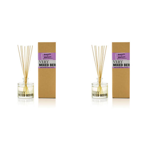 2PK Scents Of Nature Very Mixed Berry Reed Diffuser Sweet & Fruity Scent 150ml