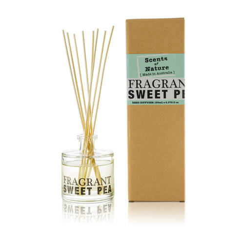 Scents Of Nature Fragrant Sweet Pea Reed Diffuser Floral Sweetness 150ml