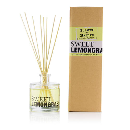 Scents Of Nature Sweet Lemongrass Reed Diffuser Scent 150ml