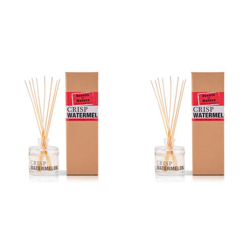 2PK Scents Of Nature Crisp Watermelon Reed Diffuser Crispy Scent 150ml