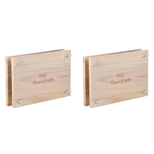 2PK Esschert Design Traditional Flowers & Herbs Press Framing/Pasting Natural