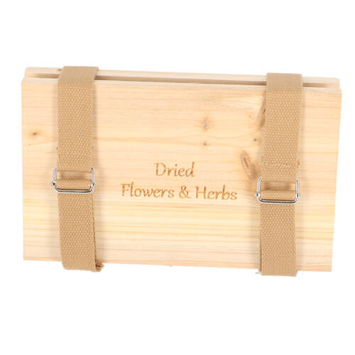 Esschert Design Traditional Flowers & Herbs Press w/ Straps 23.2cm Natural
