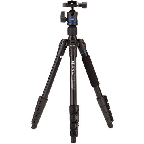 Benro iTrip Aluminium Foldable Series 0 Tripod Kit 147.5cm - Black