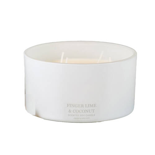 Canningvale XL 4 Wick Soy Wax Candle - Finger Lime & Coconut
