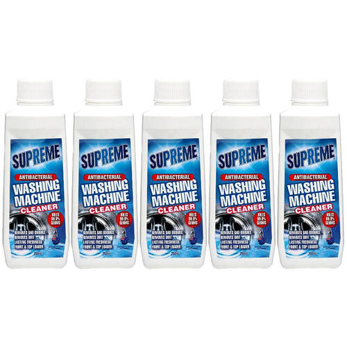 5PK Supreme Washing Machine Cleaner Descaler Cleaner 250ml