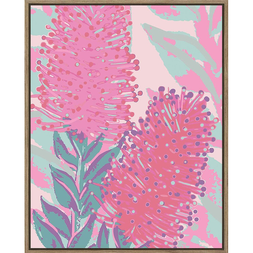 Rayell 100cm Framed Canvas Wall Artwork Beautiful Blossom Light