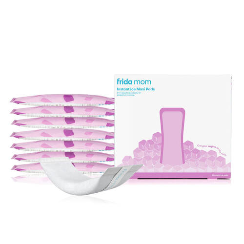 8pc Frida Mom Instant Ice Maxi Cold Pads 2-in-1 Absorbent Podsicles